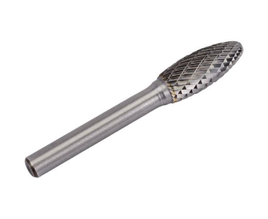 Борфреза твердосплавная в форме пламени тип HFLH ROTORICA H1025Х06 – изображение 4