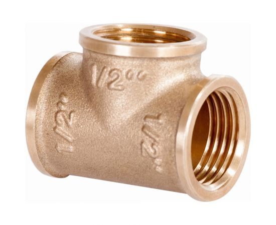Тройник ЭКО НОМ латунь, 3/4x3/4x3/4 FFF ТЛ16-3/4 – изображение 2