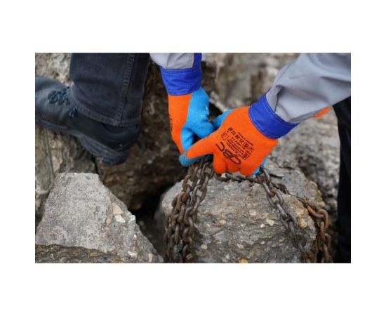 Перчатка с рельефным латексным покрытием СВС RUBIFROST R PLUS 1 пара, размер 10, 1 пара ac32wl – изображение 2