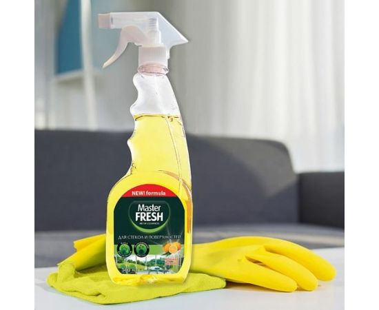 Средство для мытья стекол MASTER FRESH 500 мл, лимон 218403 – изображение 2