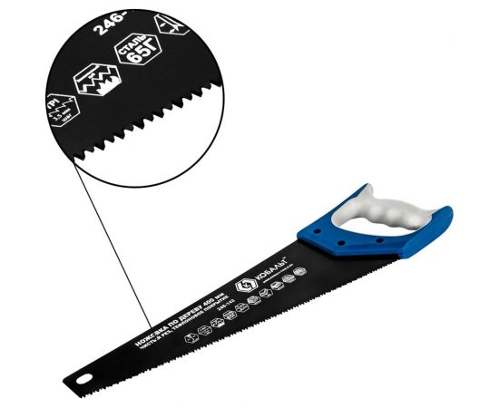 Ножовка по дереву КОБАЛЬТ 400 мм 246-142 – изображение 2