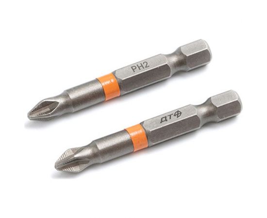 Биты (2 шт; PH2х50 мм; 1/4"") Дело Техники 790222 – изображение 2