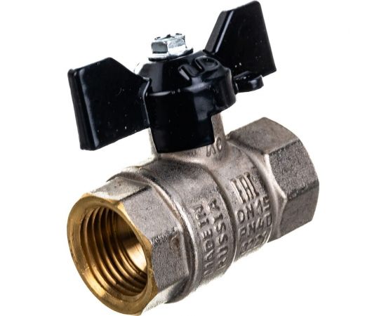 Шаровой кран LD Pride латунь никель Ду15 Ру40 ВР 007-9920 – изображение 3