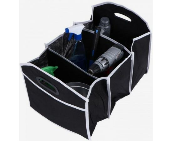 Органайзер в багажник СИМАЛЕНД складной, 52x32x31 см, 3 секции, черный 5099285 – изображение 2