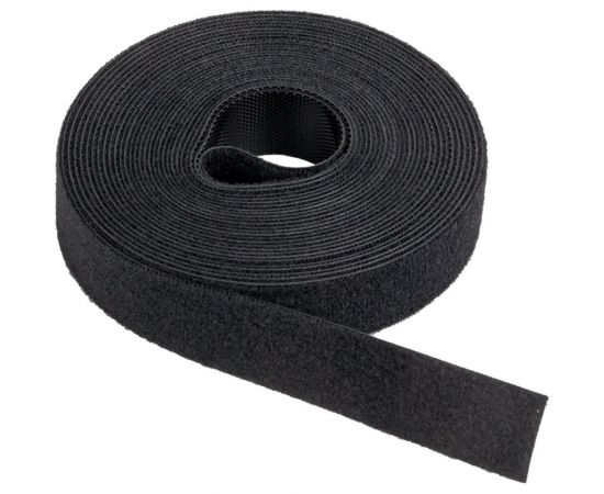 Хомут-липучка EKF 20 мм, 5 м, ролл, черный PROxima hlft-2-b – изображение 4