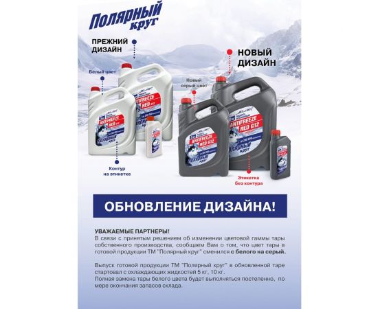 Охлаждающая жидкость NIAGARA Антифриз Полярный круг G11, зеленый, 1 кг 2001002006 – изображение 2