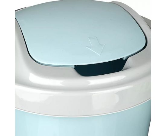 Контейнер для мусора VETTA Ориджинал 12 л, небесный, пластик 407-052 – изображение 3