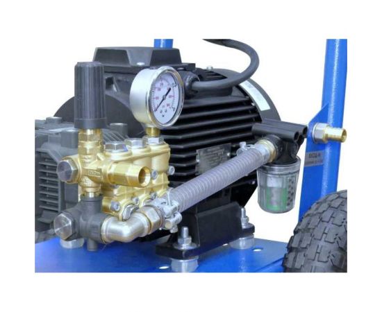 Мойка высокого давления C-TECH АВД (200 бар, 15 л/мин, 5.5 кВт) ByPass + комплект ручной мойки TR2015ET1E1BP2FM-10-SPG6 – изображение 2