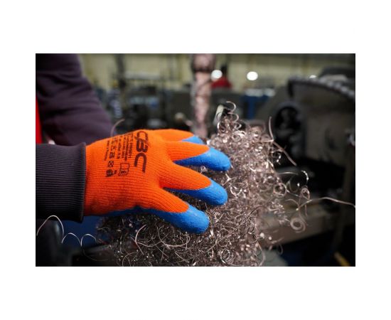 Перчатка с рельефным латексным покрытием СВС RUBIFROST R PLUS 1 пара, размер 10, 1 пара ac32wl – изображение 4