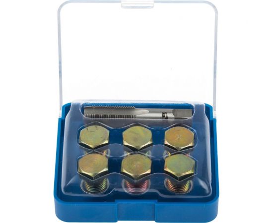 Набор для восстановления резьбы маслосливных отверстий М15х1.5 АвтоDело 7 пр. 40575 15929 