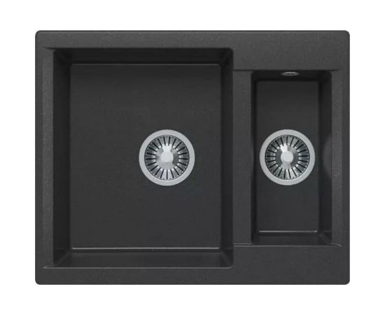Кухонная мойка Polygran BRIG-620 (№16 Черный) 407923 