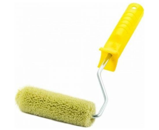 Мини-валик РемоКолор малярный с рукояткой Синтэкс , фасадный, ось 6мм, D15мм, 55мм, 06-1-500 