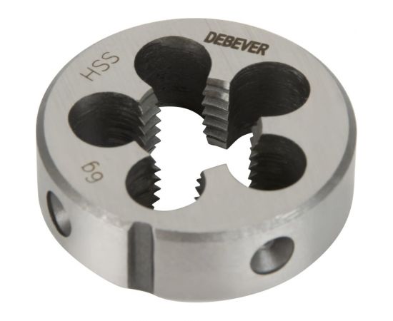Круглая плашка DeBever M2.5х0.45, HSS, DIN 223, 6g DB-40025 