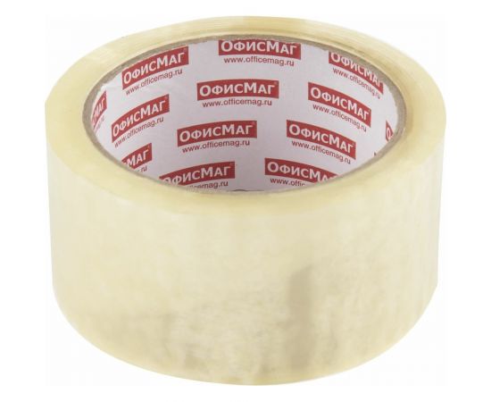 Упаковочные клейкие лентыОФИСМАГ 48 мм х 60 м, 6 шт., прозрачные, толщина 45 микрон 440070 