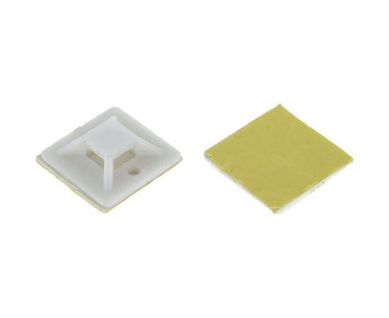 Площадка самоклеящаяся EKF 25х25мм белая 100 шт. PROxima plc-25x25 