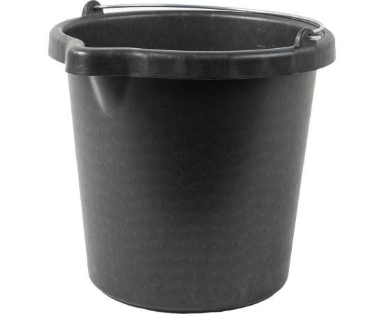 Строительное ведро КЭС черное, 16 л 13000009 
