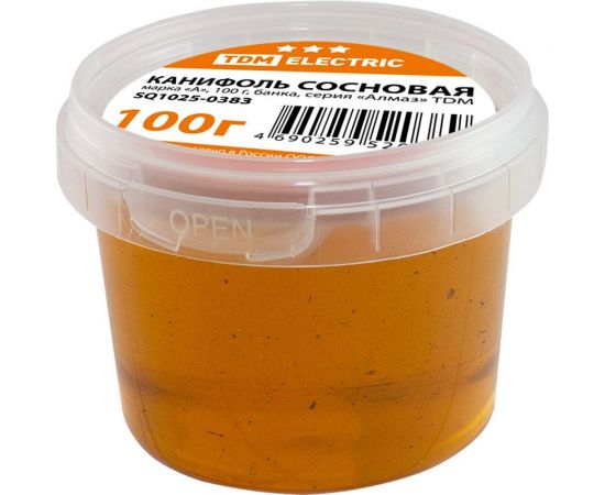 Канифоль сосновая Алмаз (100 г; марка А) TDM SQ1025-0383 