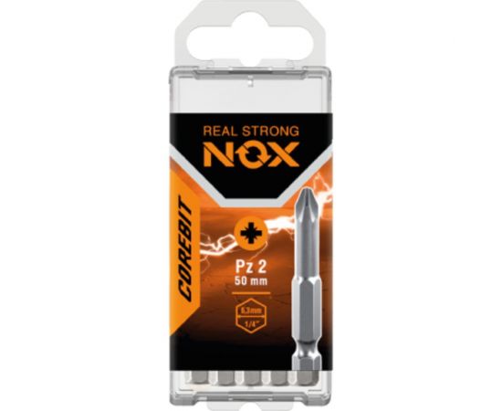 Бита COREBIT Pz2х50 мм, E6.3, 10 шт, бокс NOX 330250 