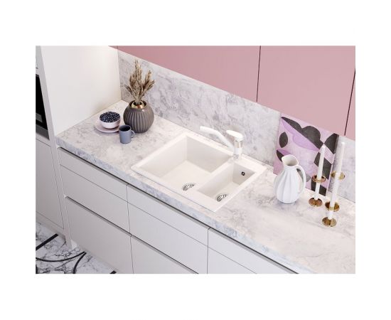 Кухонная мойка Polygran BRIG-620 (№16 Черный) 407923 – изображение 3