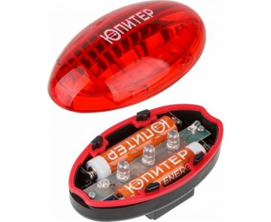 Велосипедный светодиодный фонарь ЮПИТЕР 5LED 2xAAА JP1047 – изображение 6