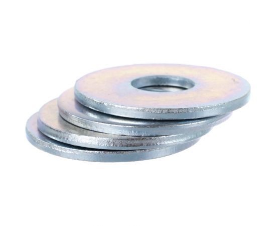 Плоская шайба Стройметиз 24 DIN 9021 усиленная цинк уп. 1 кг 0324902112 – изображение 3