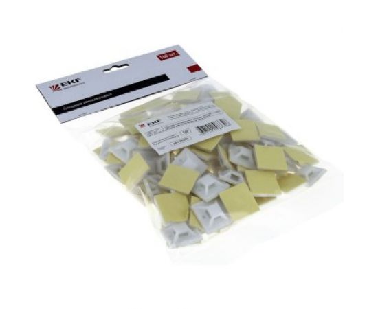 Площадка самоклеящаяся EKF 25х25мм белая 100 шт. PROxima plc-25x25 – изображение 3