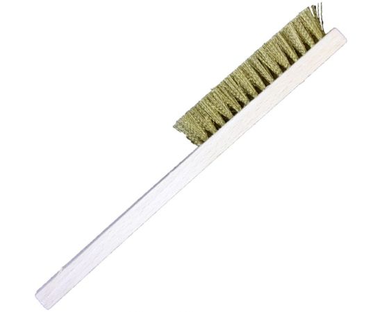 Ручная щетка OSBORN 4 ряда, 220x105, ворс гофр латунь 0,15 165.584-0003 – изображение 2