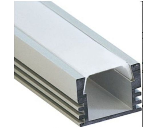 Профиль Jazzway PAL (аксессуар) 1612 накладной, 2м, анодированный 1009647 – изображение 3