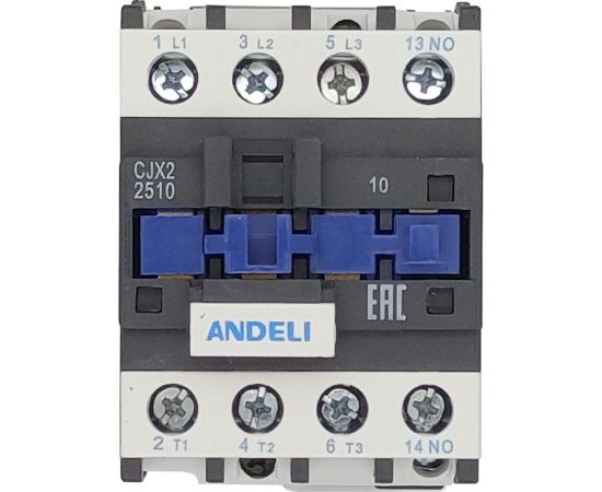 Контактор ANDELI CJX2-2510 25A 24В/AC3 1но 50Гц ADL08-038 – изображение 4