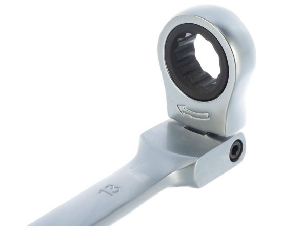 Набор комбинированных ключей AV Steel трещоточные, с шарниром, 8-17мм 6 шт AV-035260 – изображение 3