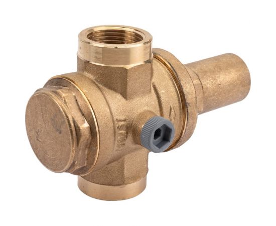 Редуктор давления муфтовый ICMA S.P.A. с боковым подключением манометра, max t=90, max 40 бар, выход 1-6 бар, внутренняя резьба 1"" 246 /91246AF05 – изображение 3