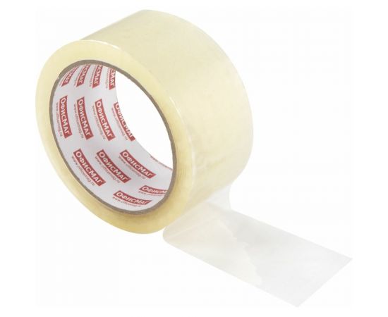 Упаковочные клейкие лентыОФИСМАГ 48 мм х 60 м, 6 шт., прозрачные, толщина 45 микрон 440070 – изображение 3