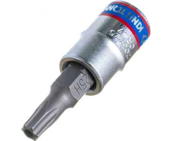 Головка-бита торцевая 1/4"", TORX с отверстием, T25Н, L=37 мм KING TONY 203725 – изображение 2
