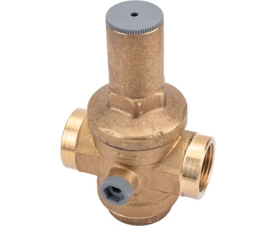 Редуктор давления муфтовый ICMA S.P.A. с боковым подключением манометра, max t=90, max 40 бар, выход 1-6 бар, внутренняя резьба 1"" 246 /91246AF05 – изображение 4