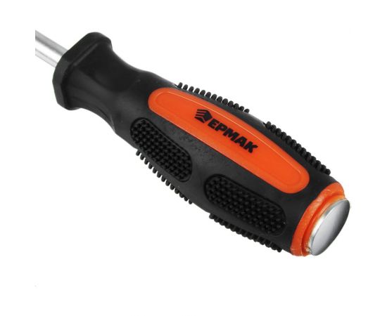 Отвертка ЕРМАК ударная с противоскользящей ручкой SL8x150мм (-) 651-493 – изображение 4