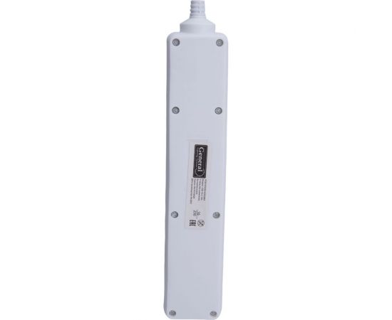 Розеточная колодка General Lighting Systems GSB-16-5-IP20, 16А, 5 мест, без заземления, без выключателя 470023 – изображение 3