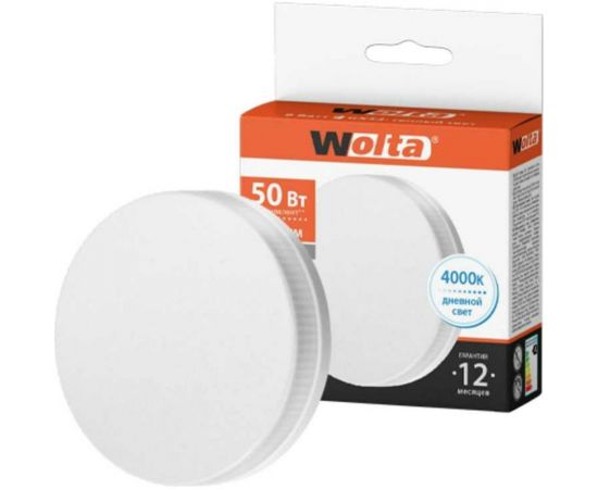 Светодиодная лампа Wolta "Таблетка" R75 6Вт 500лм 4000К GX53 1/100 25S75R6GX53 – изображение 2