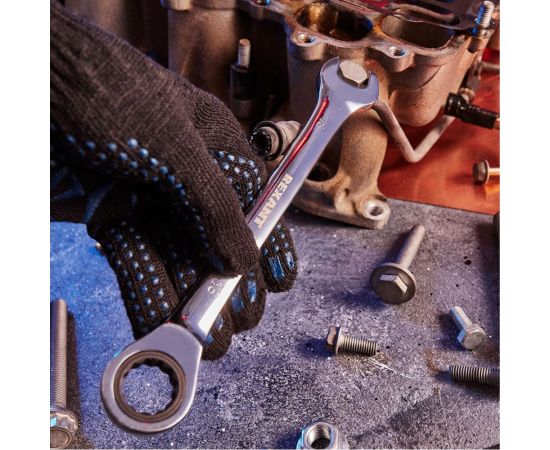 Комбинированный трещоточный ключ REXANT 18 мм 12-5819-1 – изображение 6