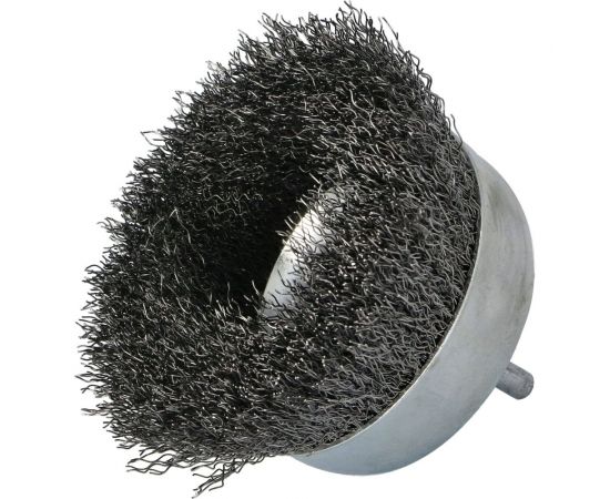 Щетка чашечная 80х25 мм, с хвостовиком, сталь FASTER TOOLS 3502 – изображение 2