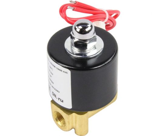Электромагнитный клапан DN.ru VS2W-100E-NC Ду6 Ру7 латунь резьба 1/8 НЗ EPDM 220B D130-01245 – изображение 7