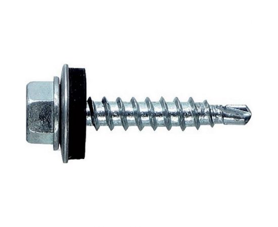 Кровельный саморез с шайбой Kenner цинк с шайбой EPDM 4,8х60 150шт ск4860ф 