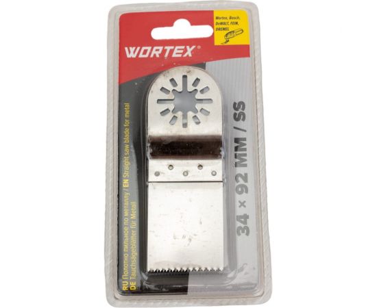 Полотно пильное по металлу 34x92 мм WORTEX SMS3492M2018 