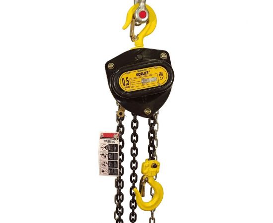 Ручная цепная таль OCALIFT SEVERE ТРШ 0.5т 6м sv5006 