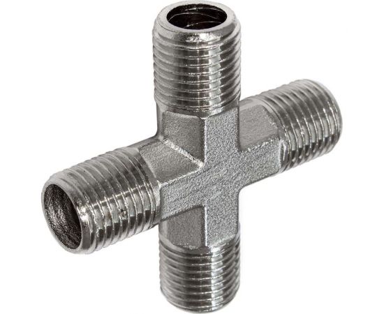 Фитинг крест 1/4нар-1/4нар-1/4нар- 1/4нар PI TOOLS 0755 