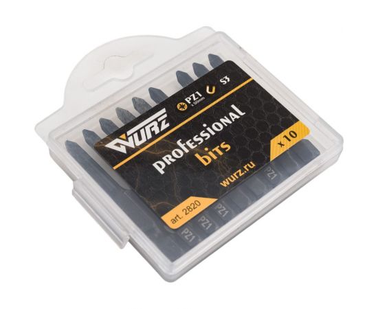 Бита магнитная (10 шт; PZ1; 50 мм) WURZ 2820 