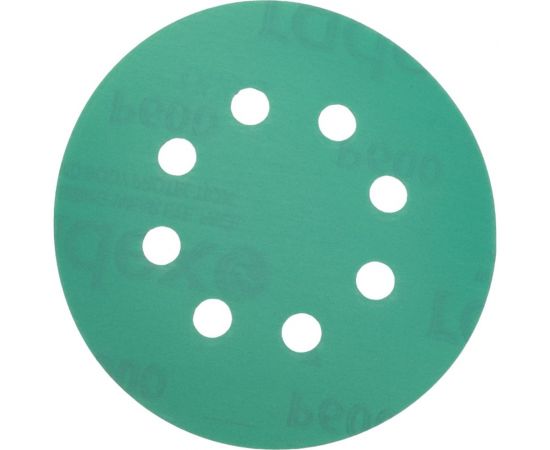 Круг абразивный на пленке GREEN (100 шт; 125 мм; Р600; 8 отверстий) RADEX 612514 