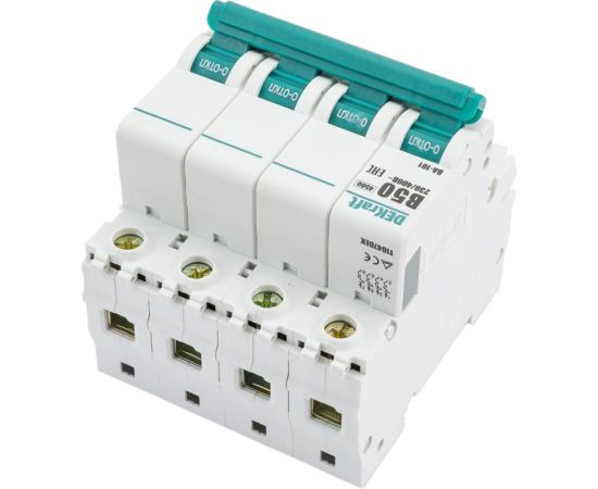 Автоматический выключатель Dekraft ВА101-4Р-050А-B 11047DEK – изображение 3