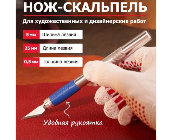 Нож с перовым лезвием REXANT 12-4909 – изображение 5