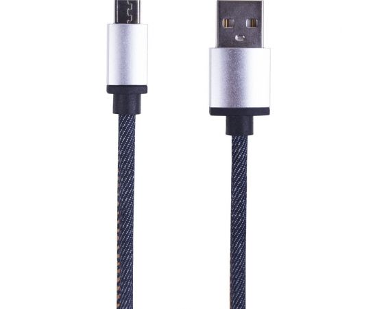 Кабель USB - micro USB REXANT в джинсовой оплетке 1 м 18-4242 – изображение 3