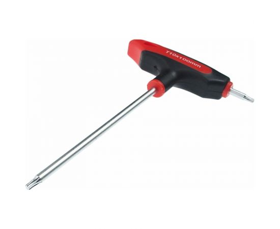 Двусторонний ключ JTC TORX с отверстием T10H и Т-образной рукояткой JTC-784810 – изображение 4
